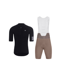 HOLOKOLO kratki dres i kratke hlače - VICTORIOUS ELITE - smeđa/crna